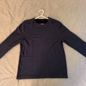 Lululemon Crew Neck Sweatshirt (Navy Blue - M)